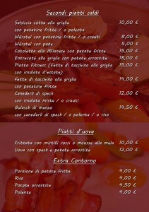 Secondi piatti 